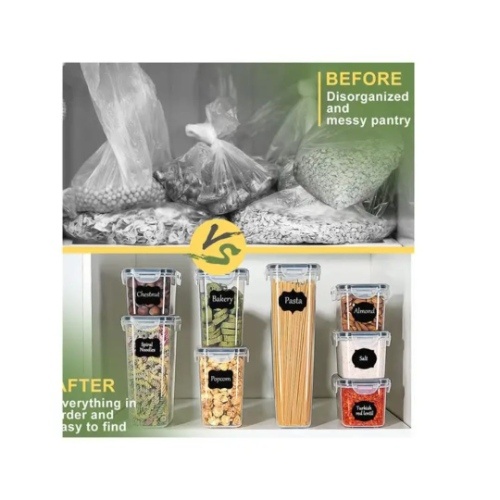 16-Piece Plastic PP Storage Containers - Image 4